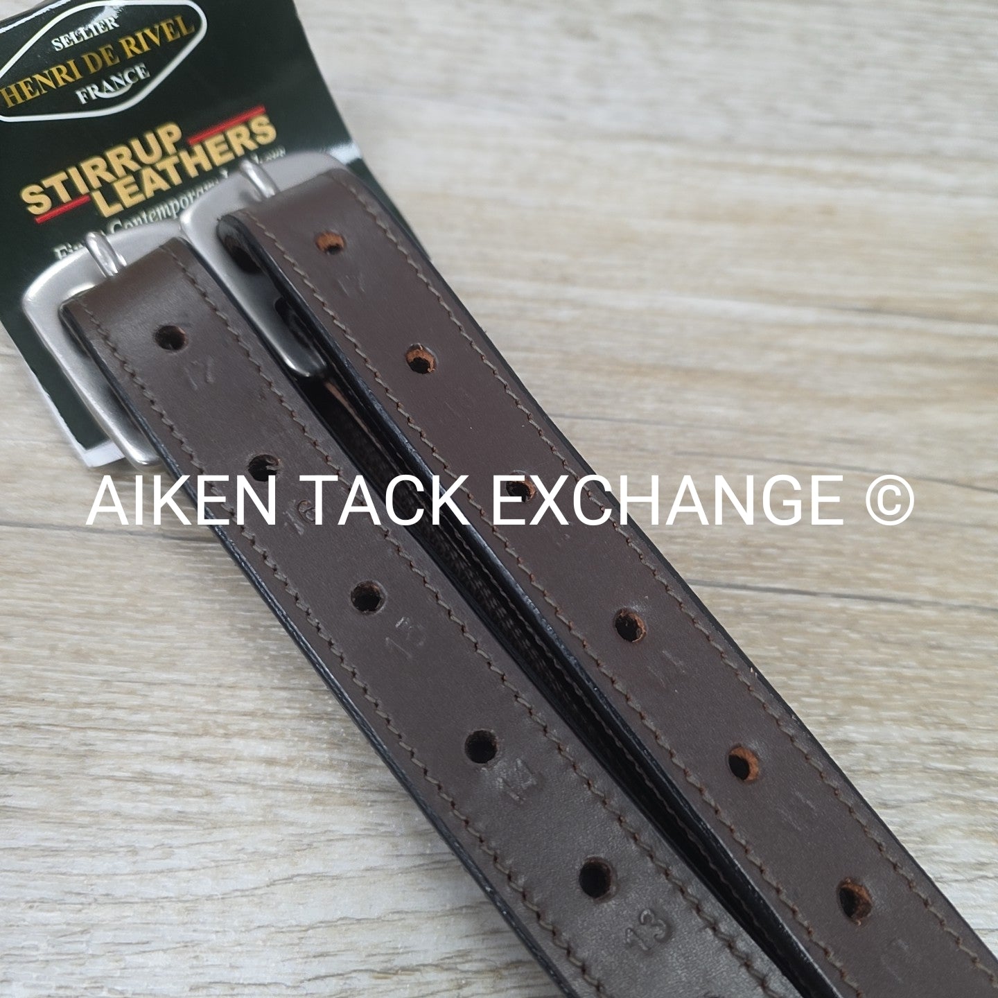 HDR Nylon Lined Stirrup Leathers, Havana, 60"