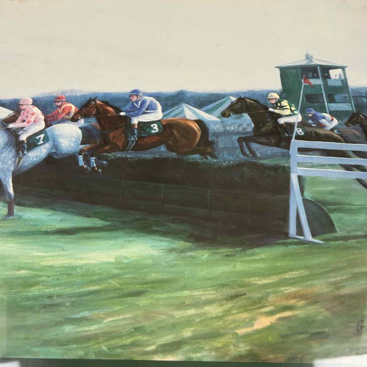 Aiken Steeplechase 1994, 23" x 18"