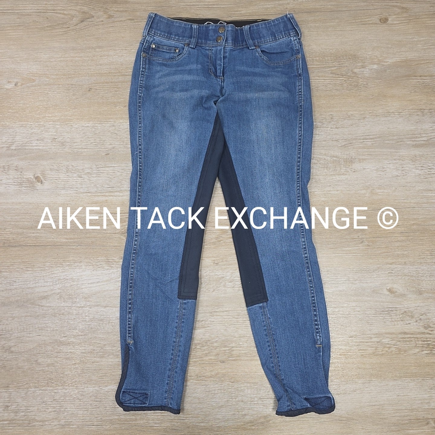 Goode Rider Denim Full Seat Breeches, Size 28