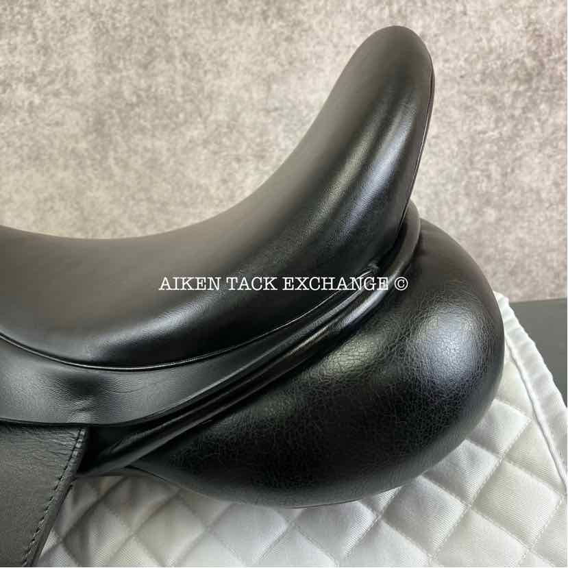 2014 Custom Saddlery Signature Steffen's Advantage Monoflap Dressage Saddle, 17.5" Seat, Adjustable Tree, Wool Flocked Panels