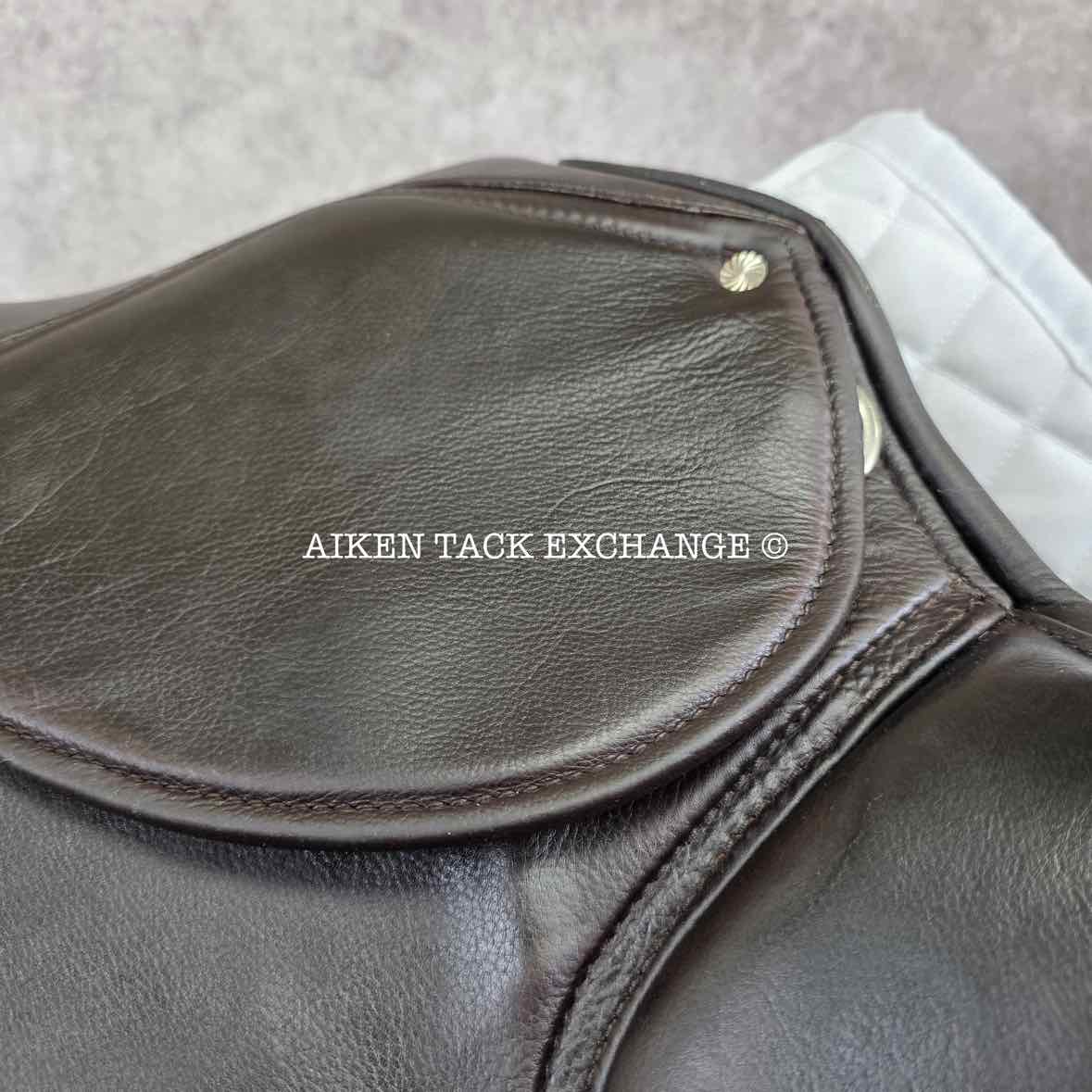 Pegasus Unicorn French Style Jump Saddle, 17.5" Seat, Auto-Adjusting Flex Tree