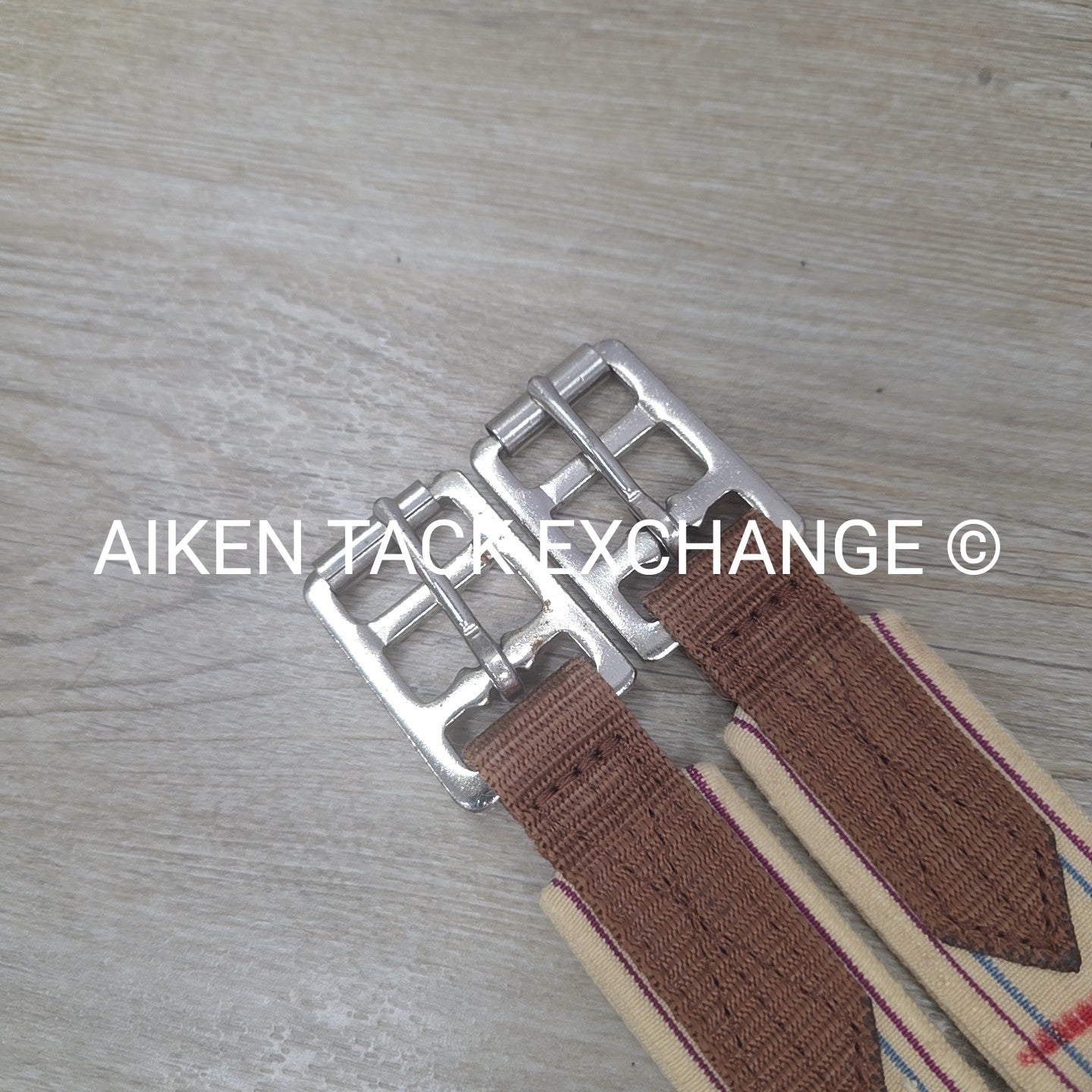 Fleece Double End Elastic Girth, Brown, 50"