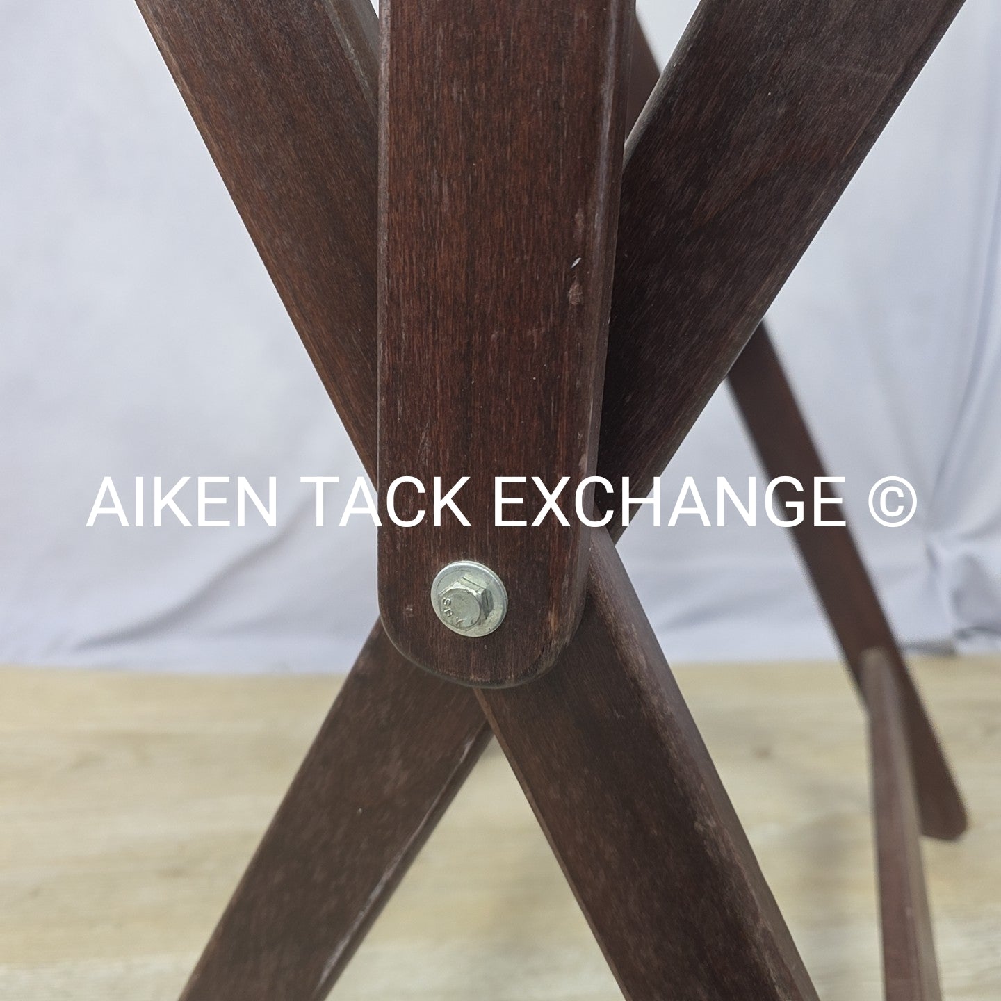 Beval Wood Portable Folding Saddle Stand