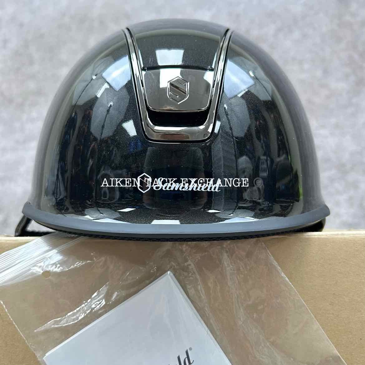 Samshield Shadow Race Glossy Helmet, Size 6 7/8 (55) MFG Date 11/2017