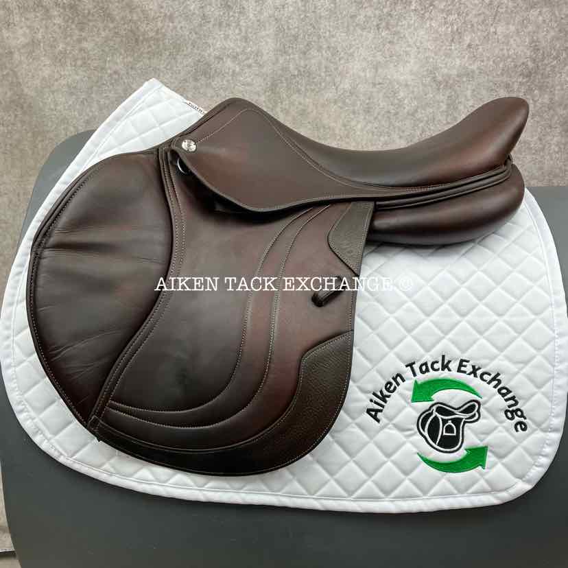 2019 CWD SE02 Close Contact Jump Saddle, 17.5" Seat, 3C Flap, Medium Tree, Foam Panels, Full Buffalo Leather