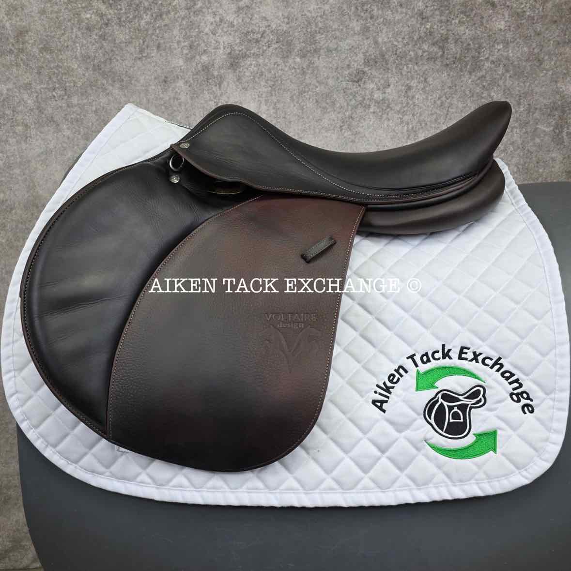 2015 Voltaire Stuttgart Jump Saddle, 17.5" Seat, 3A Flap, Medium Tree, PRO Panels