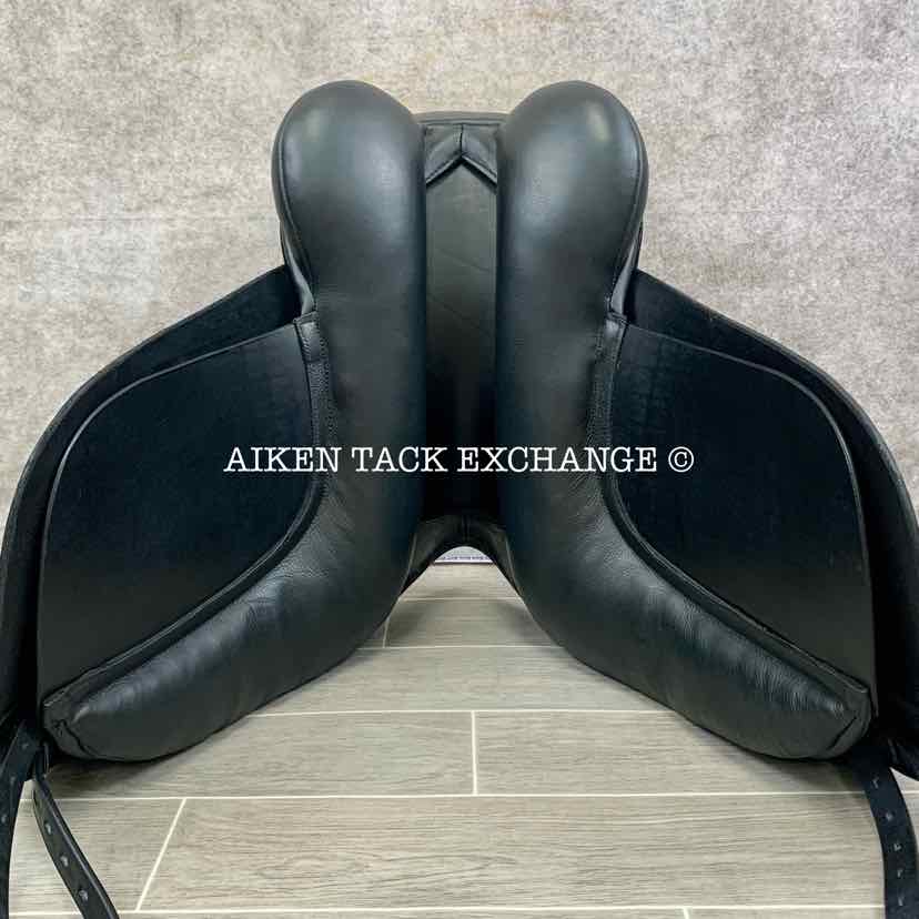 2023 SDL Lemke Buffalo Deluxe Dressage Saddle, 17.5" Seat, Medium Wide / Wide Tree, Wool Flocked Panels