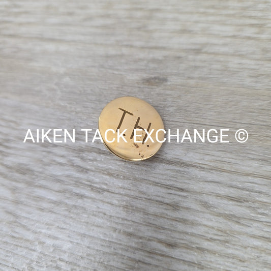 Tryon Hounds Brass Button, Large