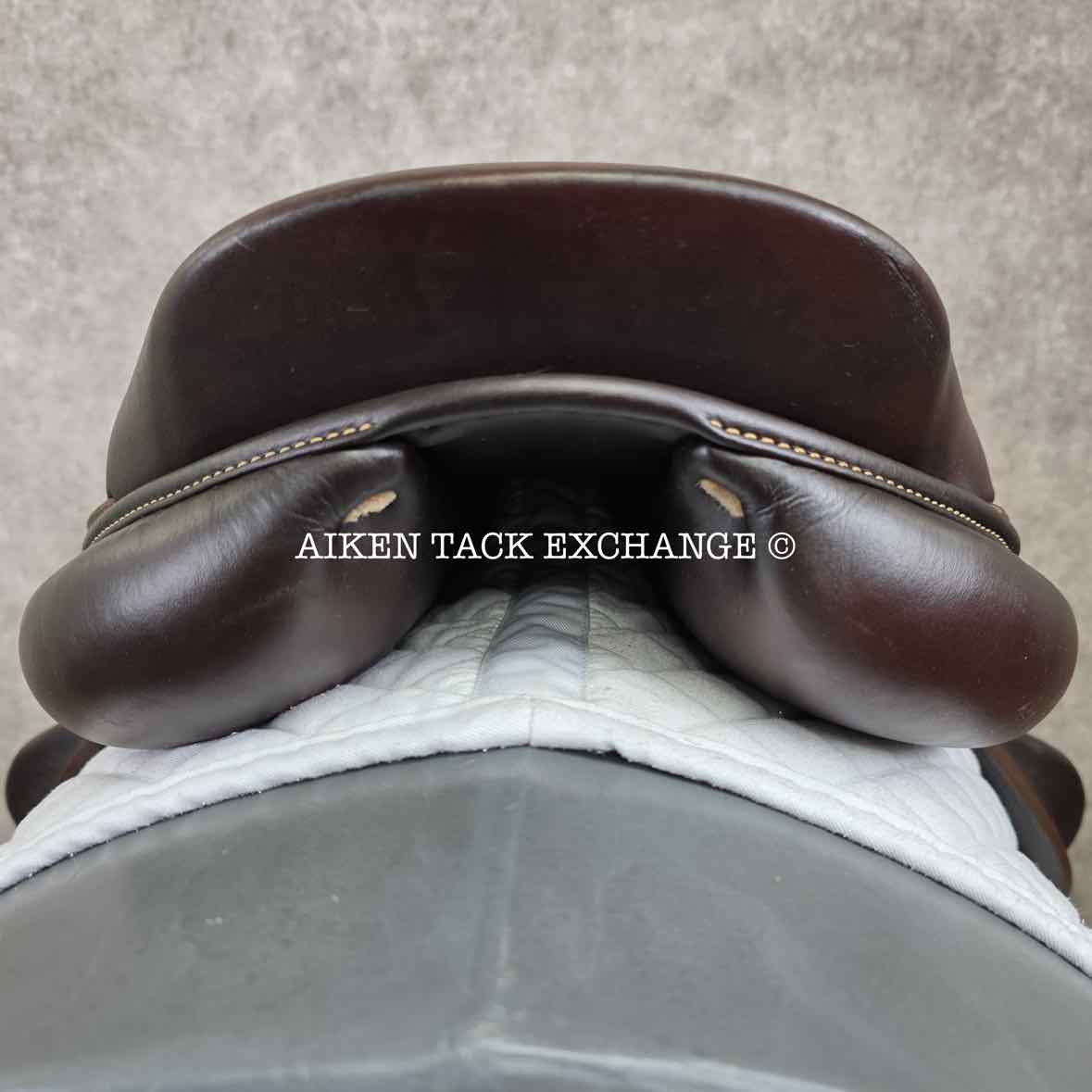 2018 Antares Evolution Monoflap Jump Saddle, 18" Seat, 2AAB Flap, M/MW Tree, Foam Panels, Full Buffalo Leather
