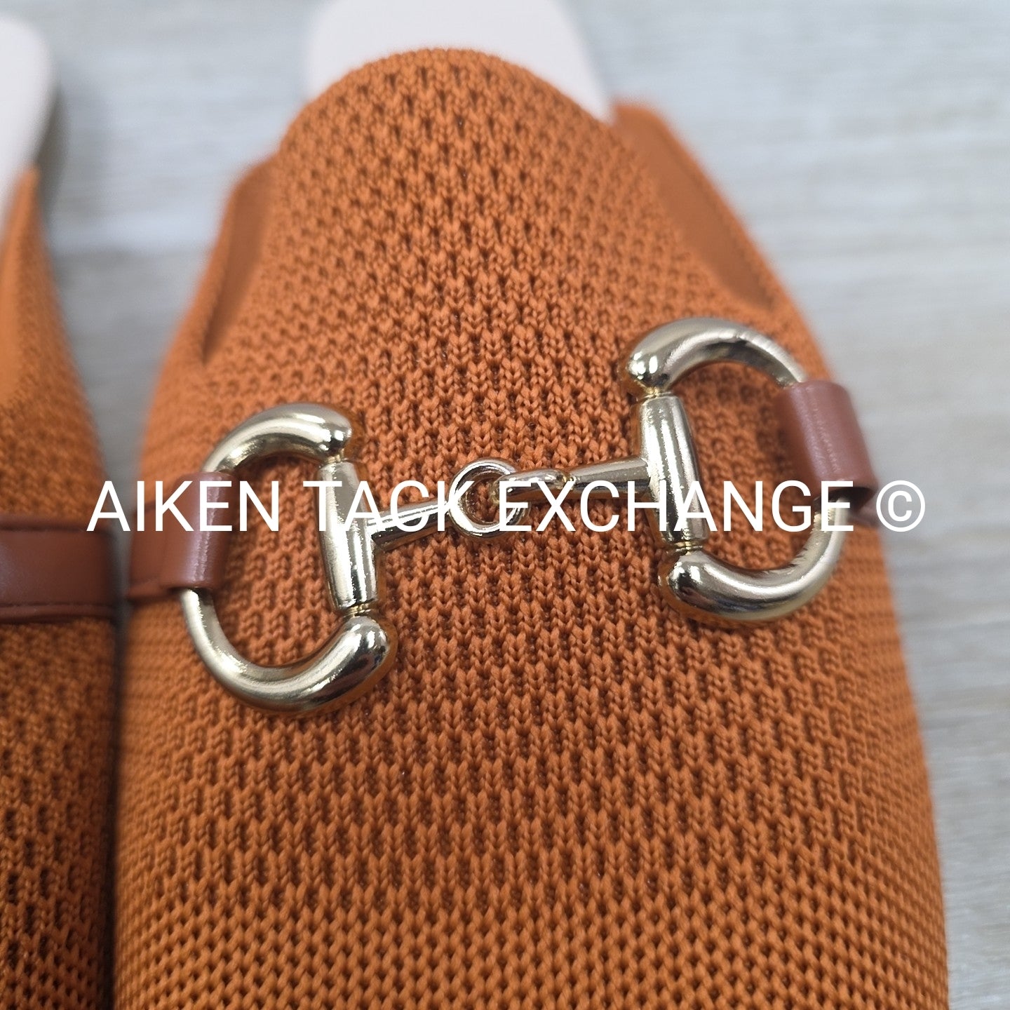 Horse Bit Slip On Flat, Size 42