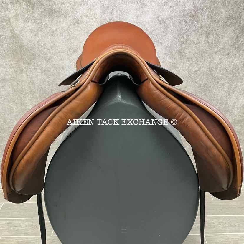 2009 Centaur by Michael Stokes All Purpose Saddle, 17.5" Seat, Medium Wide Tree, Wool Flocked Panels
