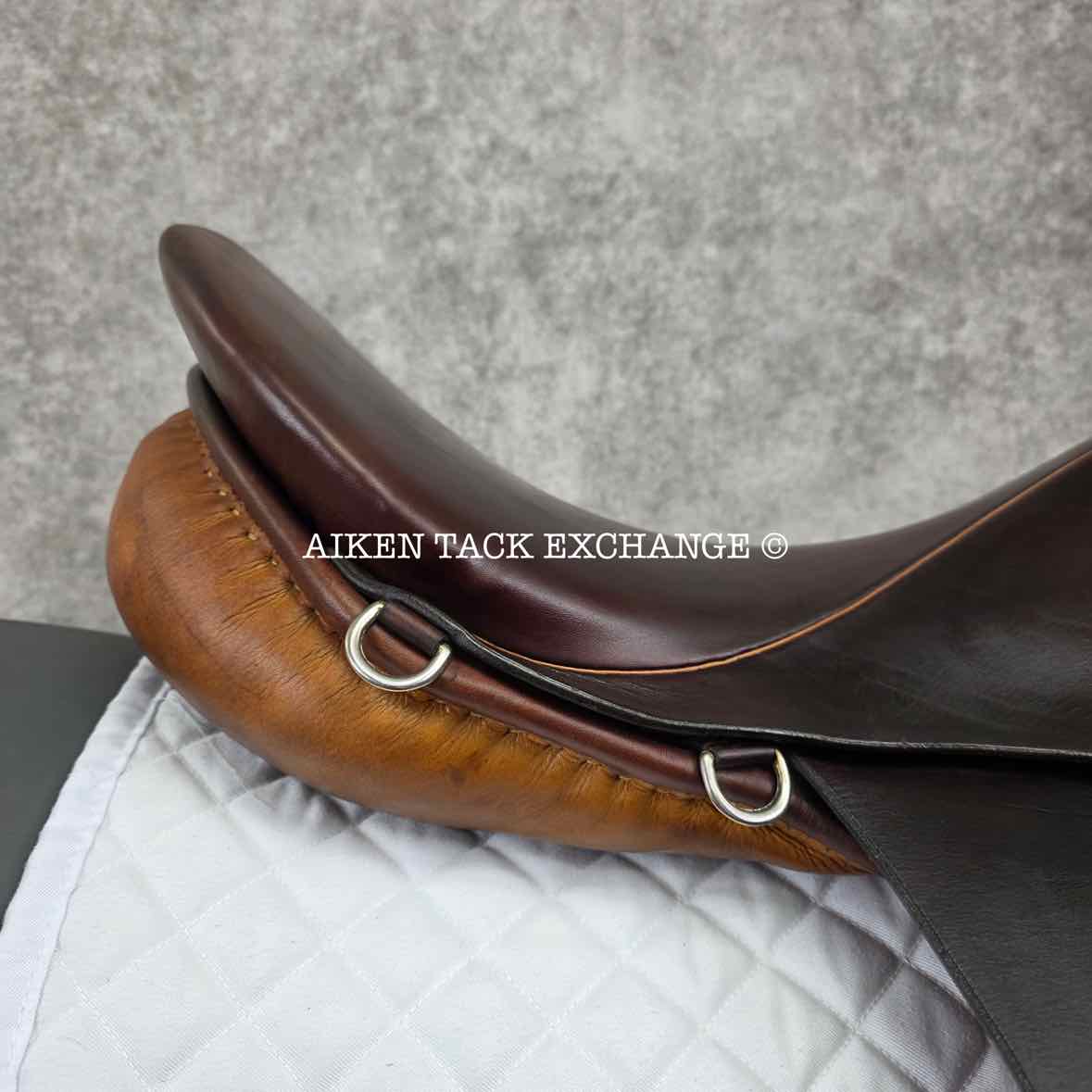 **SOLD** Stubben Siegfried Extra All Purpose Jump Saddle, 18.5" Seat, 30cm Tree - MW, Wool Flocked Panels