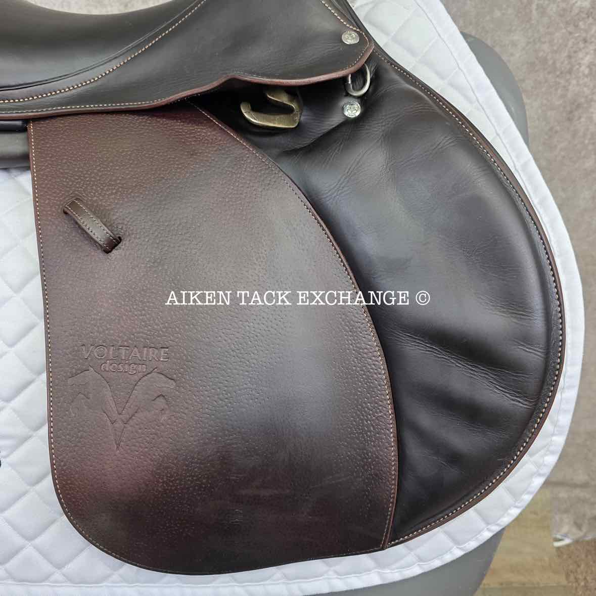 2015 Voltaire Stuttgart Jump Saddle, 17.5" Seat, 3A Flap, Medium Tree, PRO Panels