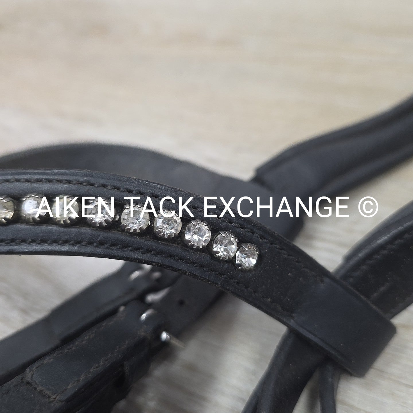 SmartPak Harwich Ergonomic Crystal Dressage Bridle, No Reins, Size Cob