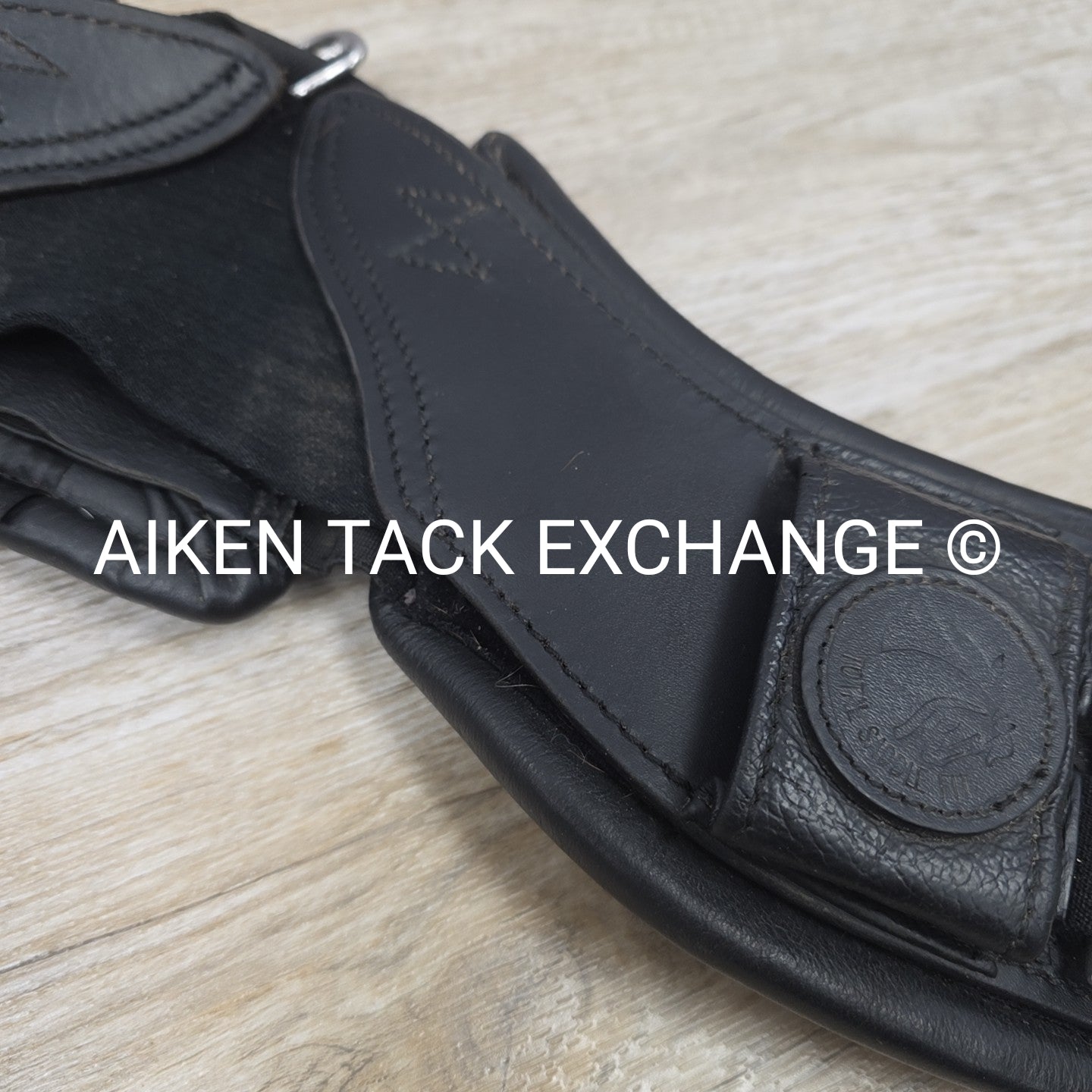 Total Saddle Fit StretchTec Shoulder Relief Girth with Leather Liner, Black, 20"