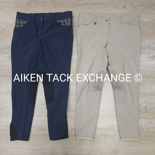 BARGAIN BUNDLE: Dover Saddlery 32 & Romfh 34 Knee Patch Breeches