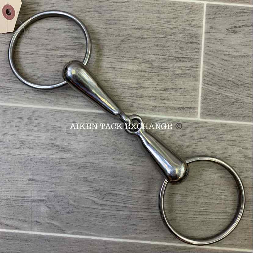 Stubben Single Jointed Hollow Mouth Loose Ring Bit, Brand New, 5"