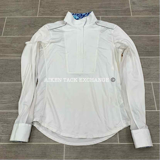 Chestnut Bay SkyCool Liberty Long Sleeve Show Shirt, Size Small