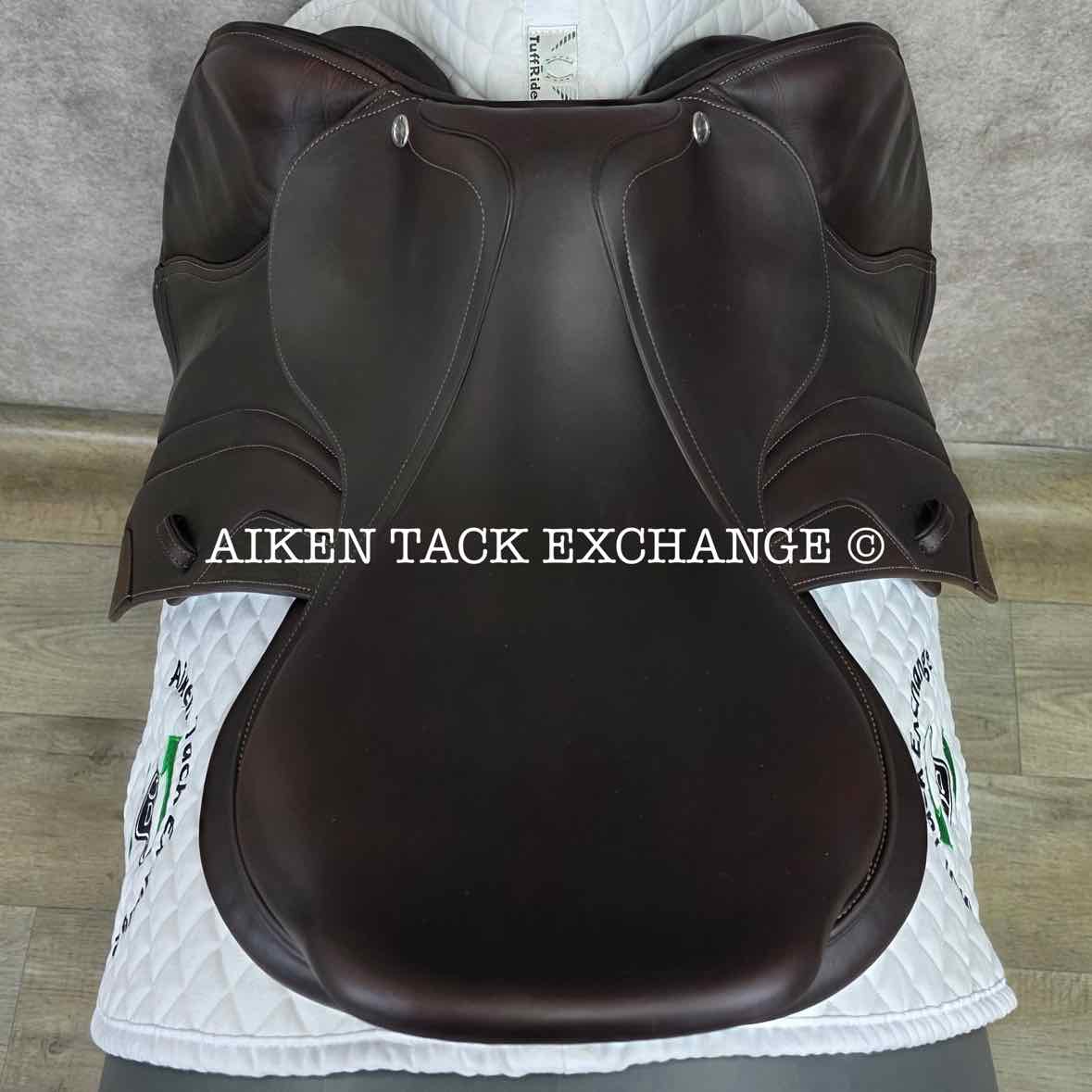 2021 CWD SE02 Close Contact Jump Saddle, 18" Seat, 3C Flap, Medium Tree, Foam Panels, Full Buffalo Leather