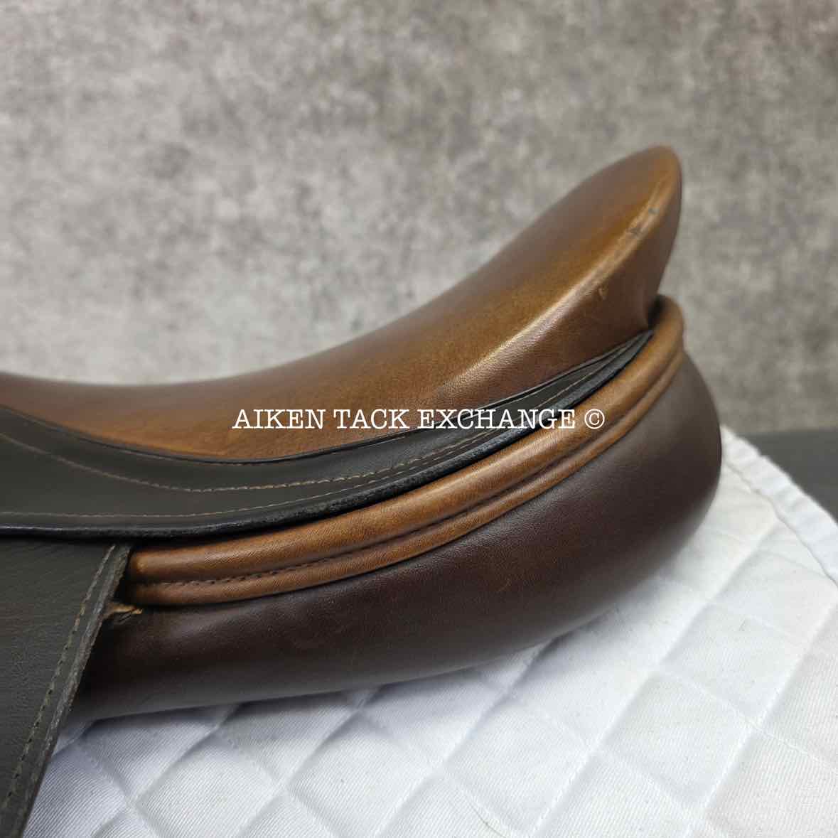 Whippy English Saddle, 17" Seat, Medium Tree, Foam Panels