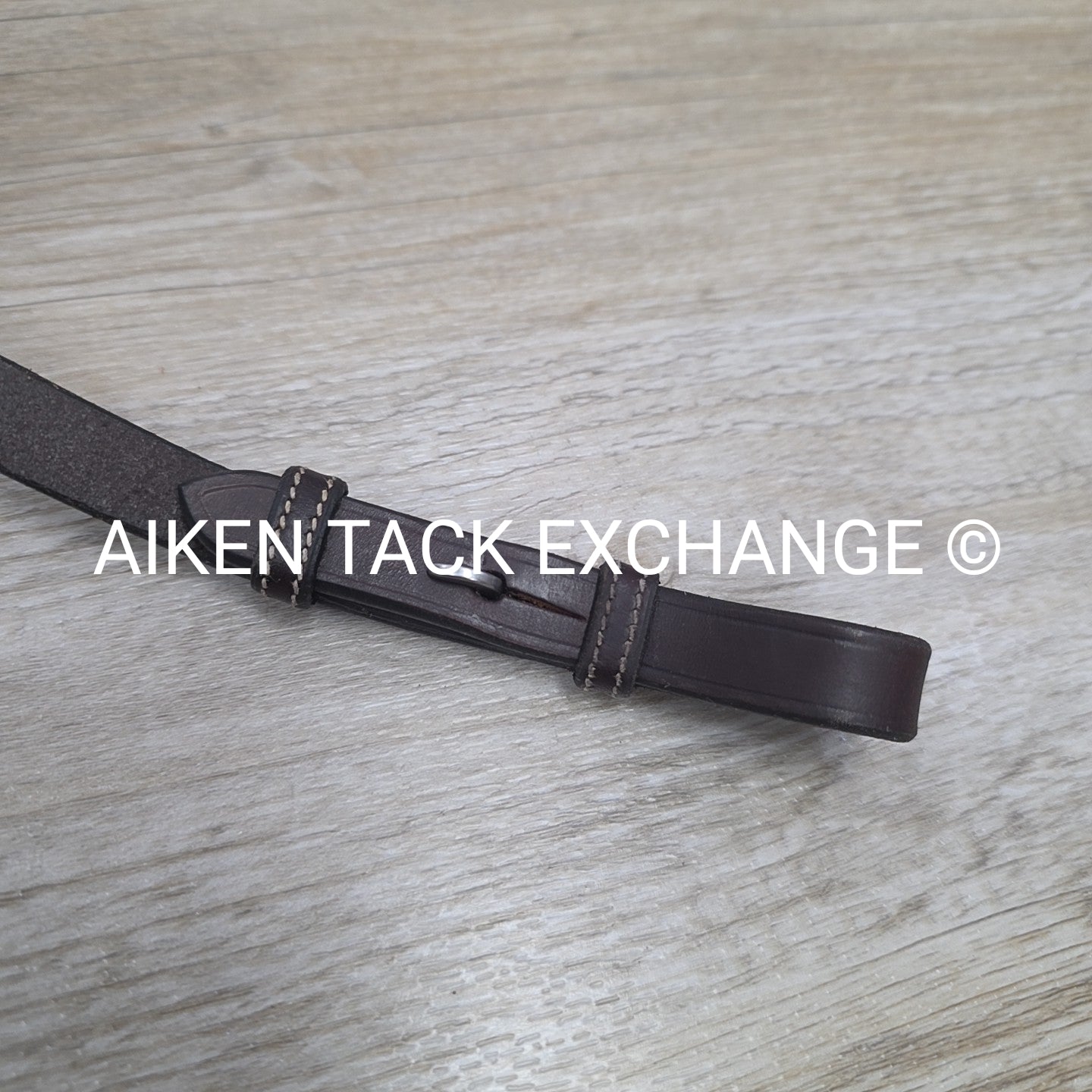 Penelope Elastic Rubber Grip Reins, Brown, 55"