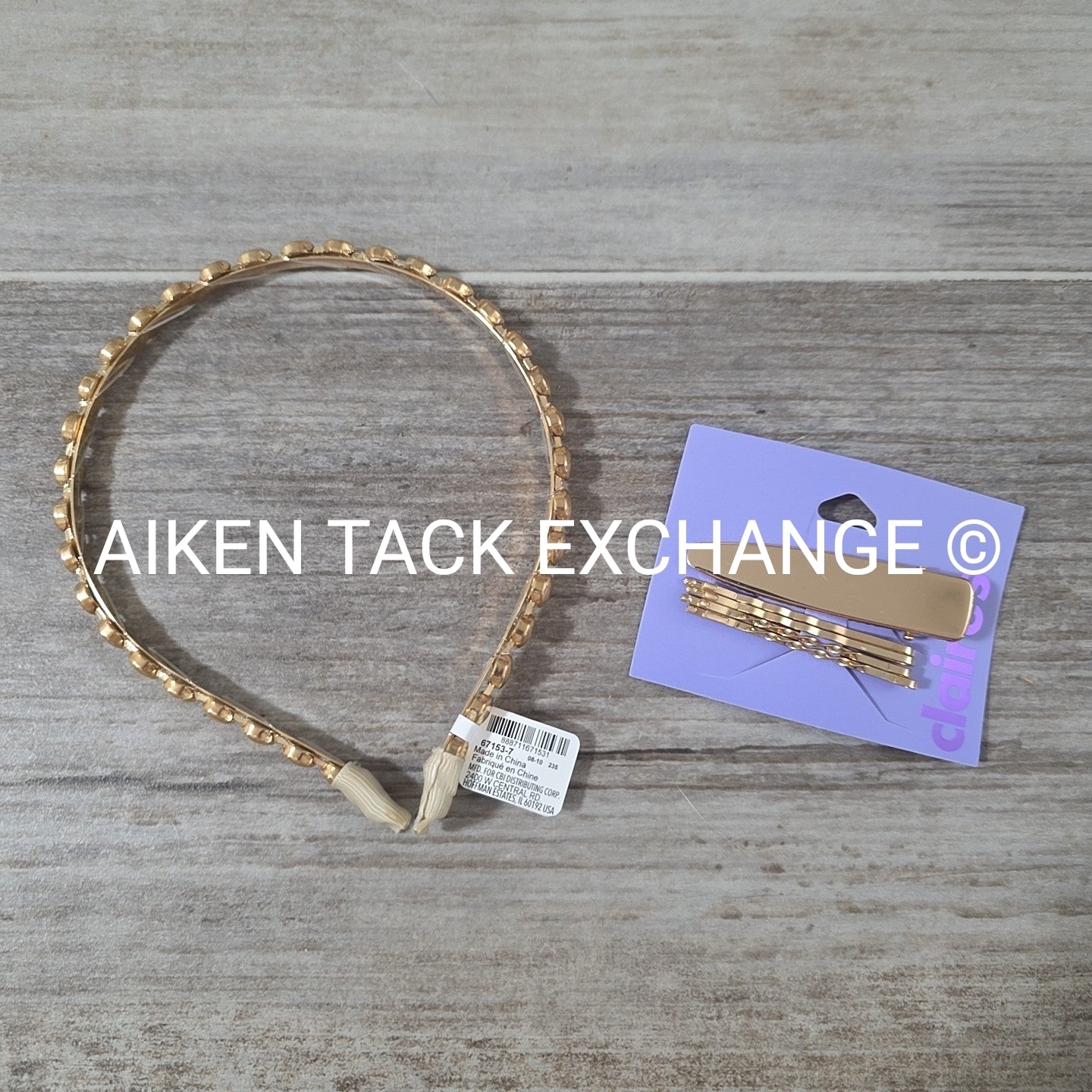 Claire's Hair Bundle - 1 Headband, 2 Hair Clips