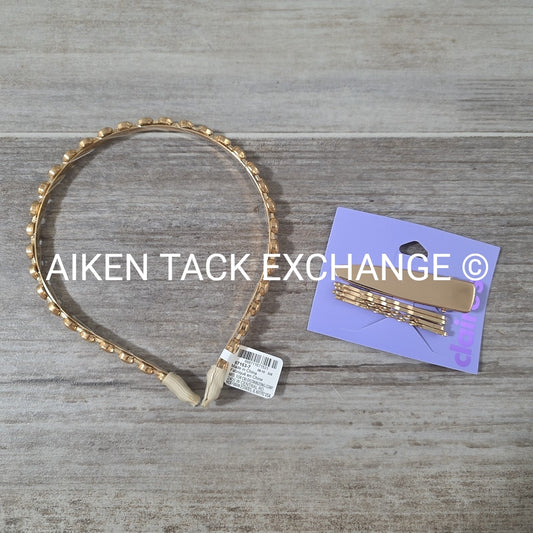 Claire's Hair Bundle - 1 Headband, 2 Hair Clips