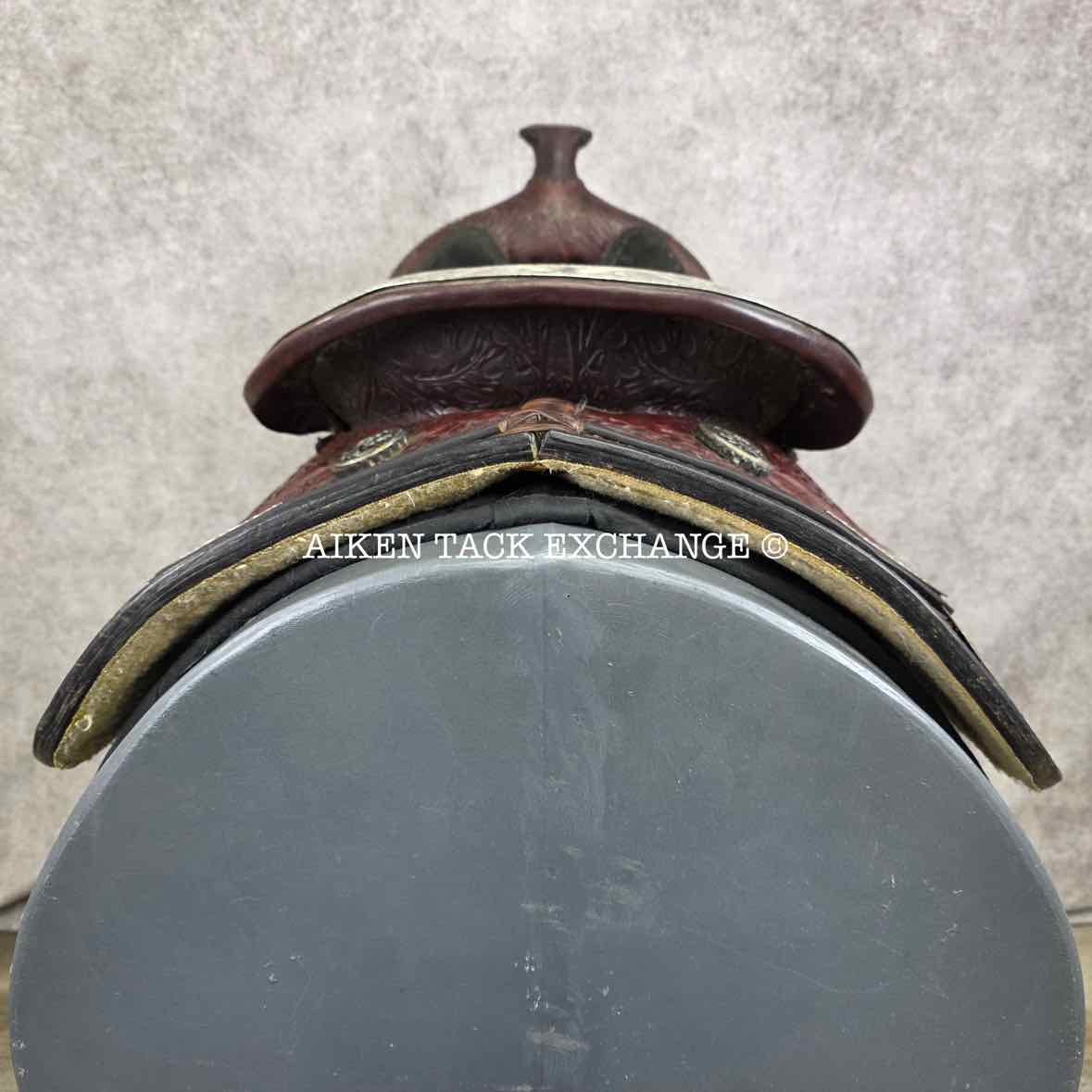 Billy Royal Western Saddle, 15.5" Seat, Regular Tree - Semi QH Bars