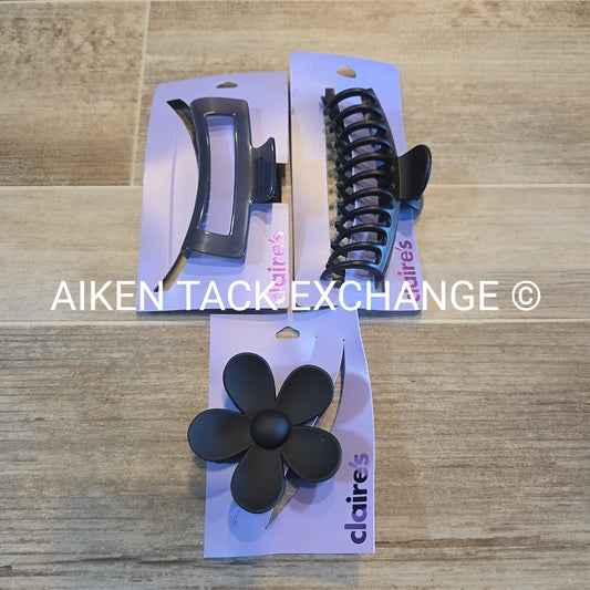 Claire's Claw Clip Bundle - 3 Total