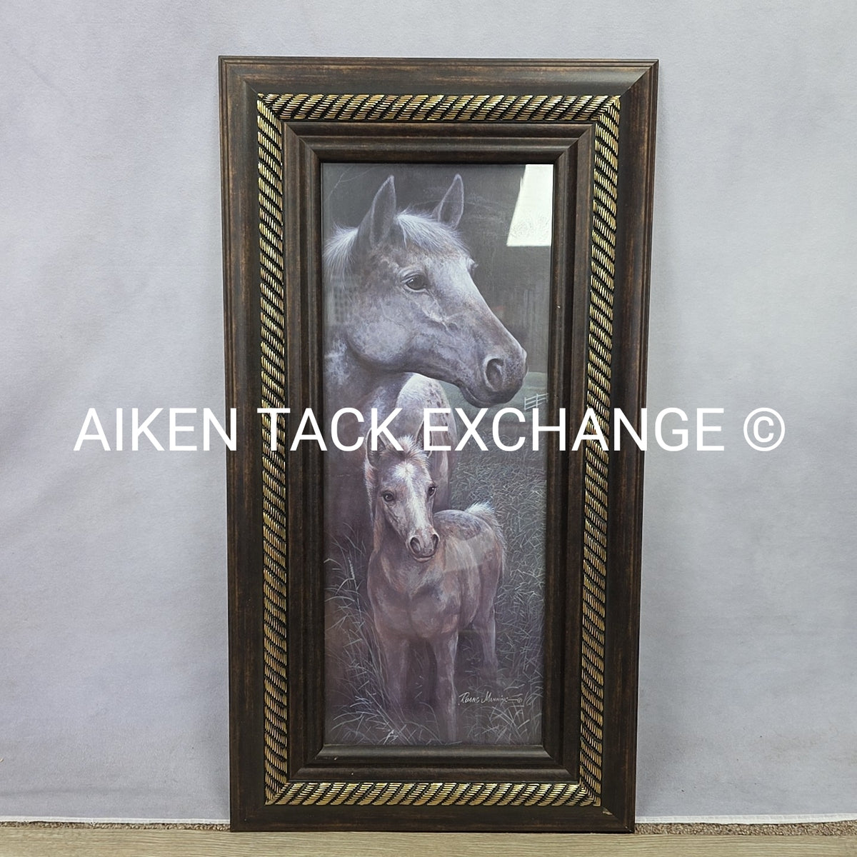 Ruane Manning Framed Artwork, 14" x 26"
