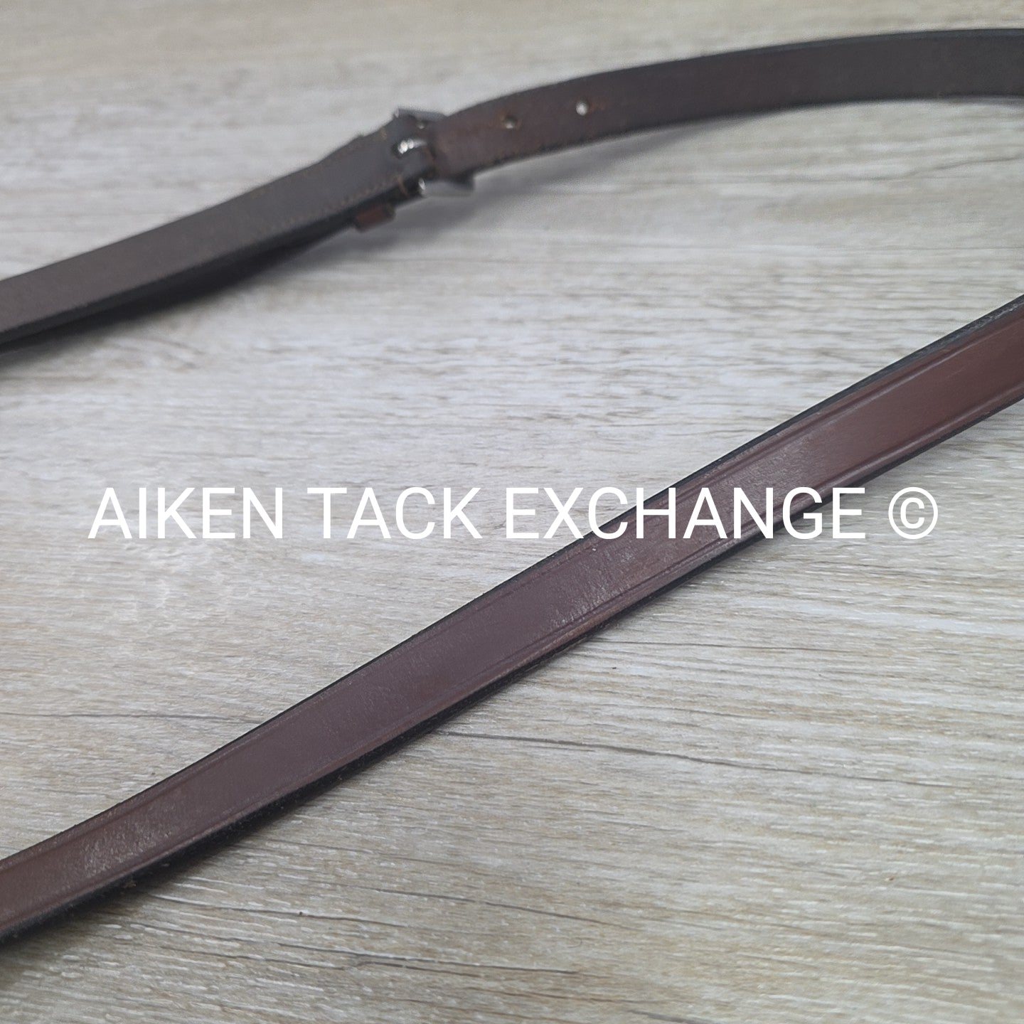 Flat Plain Figure 8 Noseband, Brown, Oversize