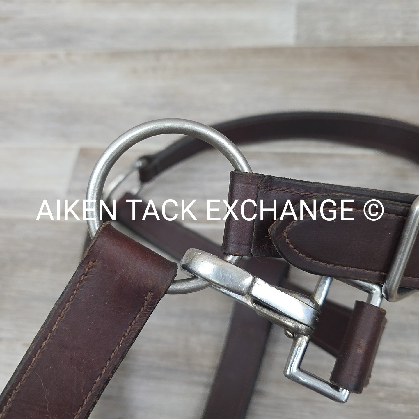 Leather Halter, Brown, Size Draft