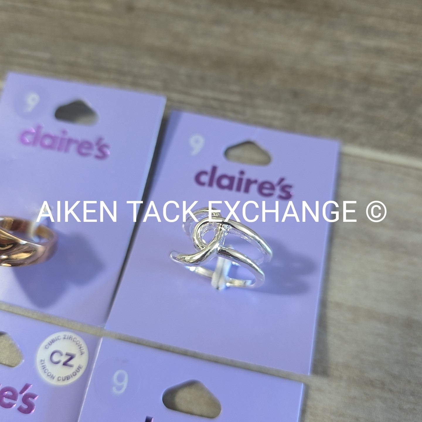 Claire's Rings (4) - Size 9