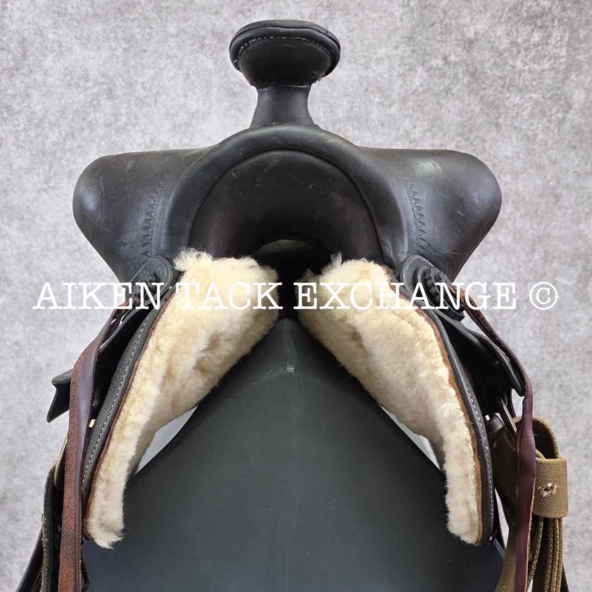 JC Higgins Western Saddle, 14.5" Seat, Regular Tree - Semi QH Bars