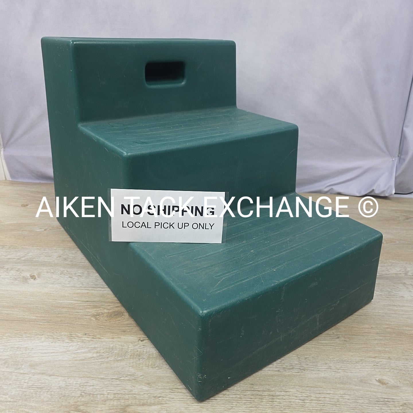 Horsemen's Pride 3-Step Mounting Block, Green