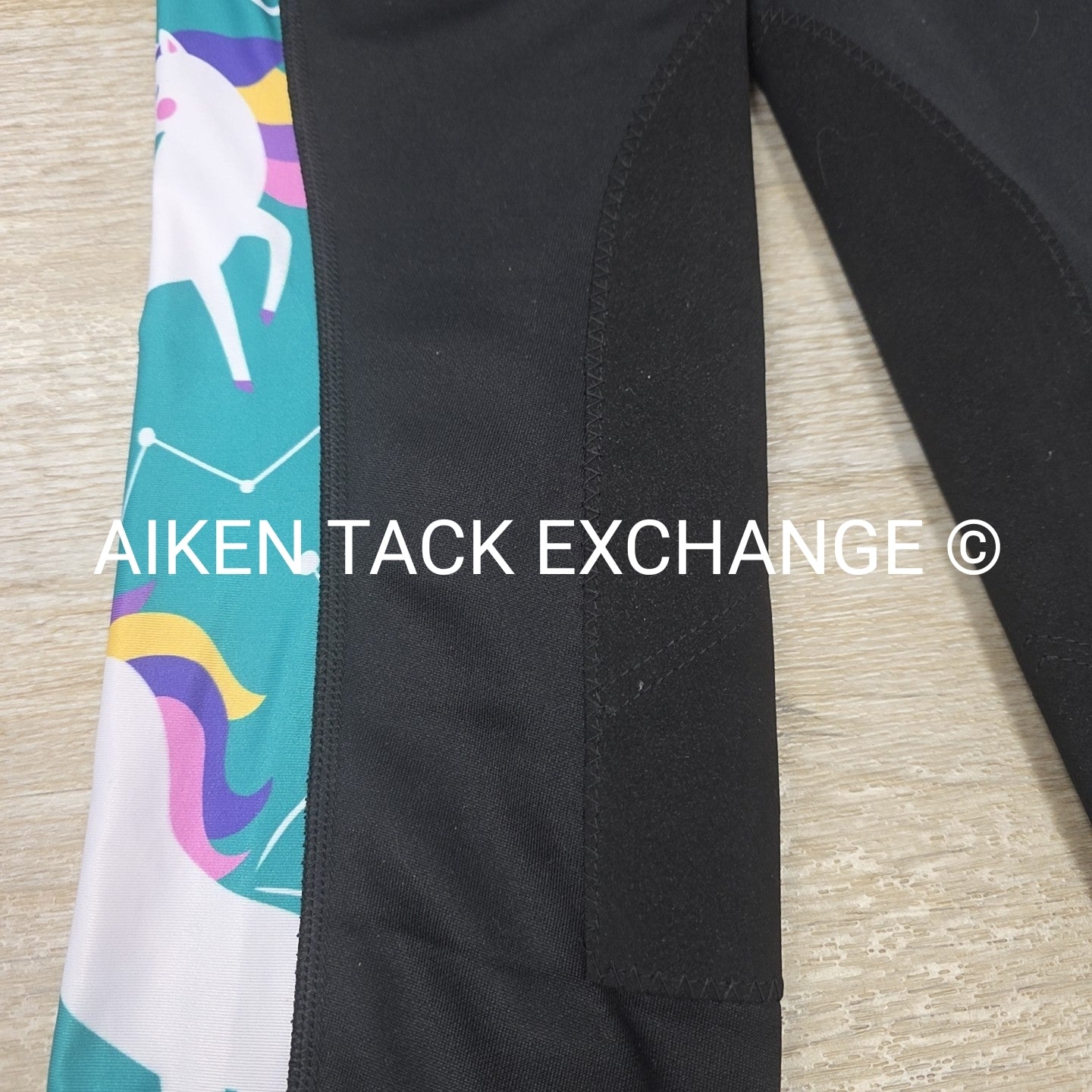 Royal Highness Unicorn Knee Patch Riding Tights, Youth XLarge