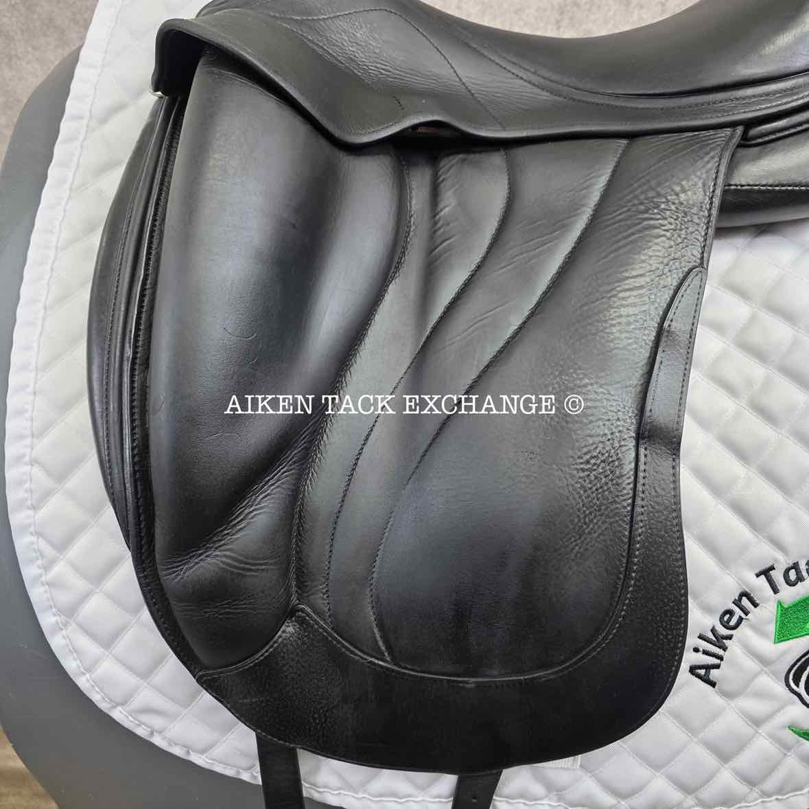 2014 Antares Concept Monoflap Dressage Saddle, 18" Seat, 3R Flap, Medium Wide Tree, Foam Panels, Full Buffalo Leather