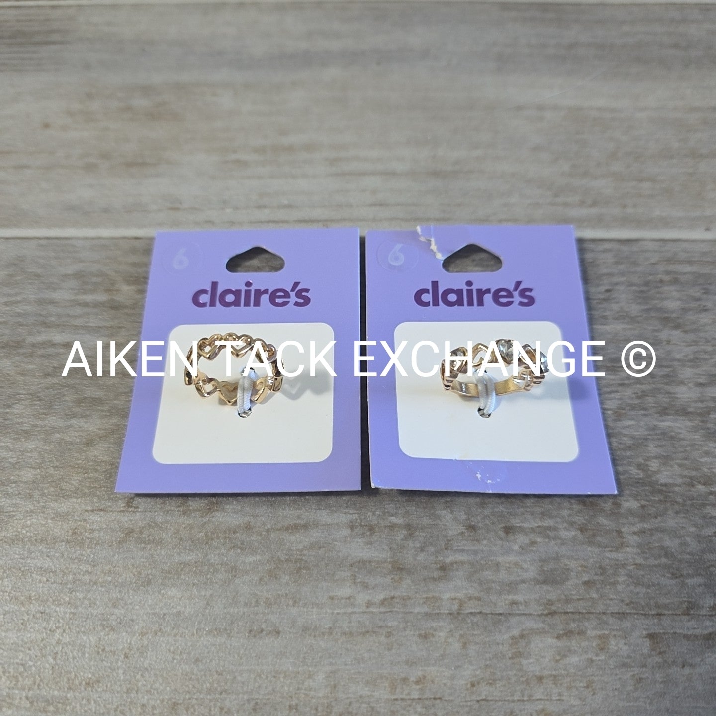 Claire's Rings (2) - Size 6