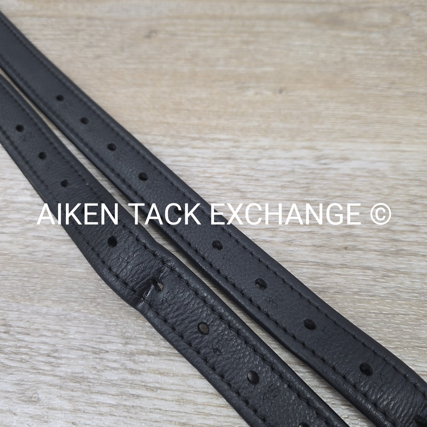 KL Select Black Oak Stirrup Leathers, Black, 63"