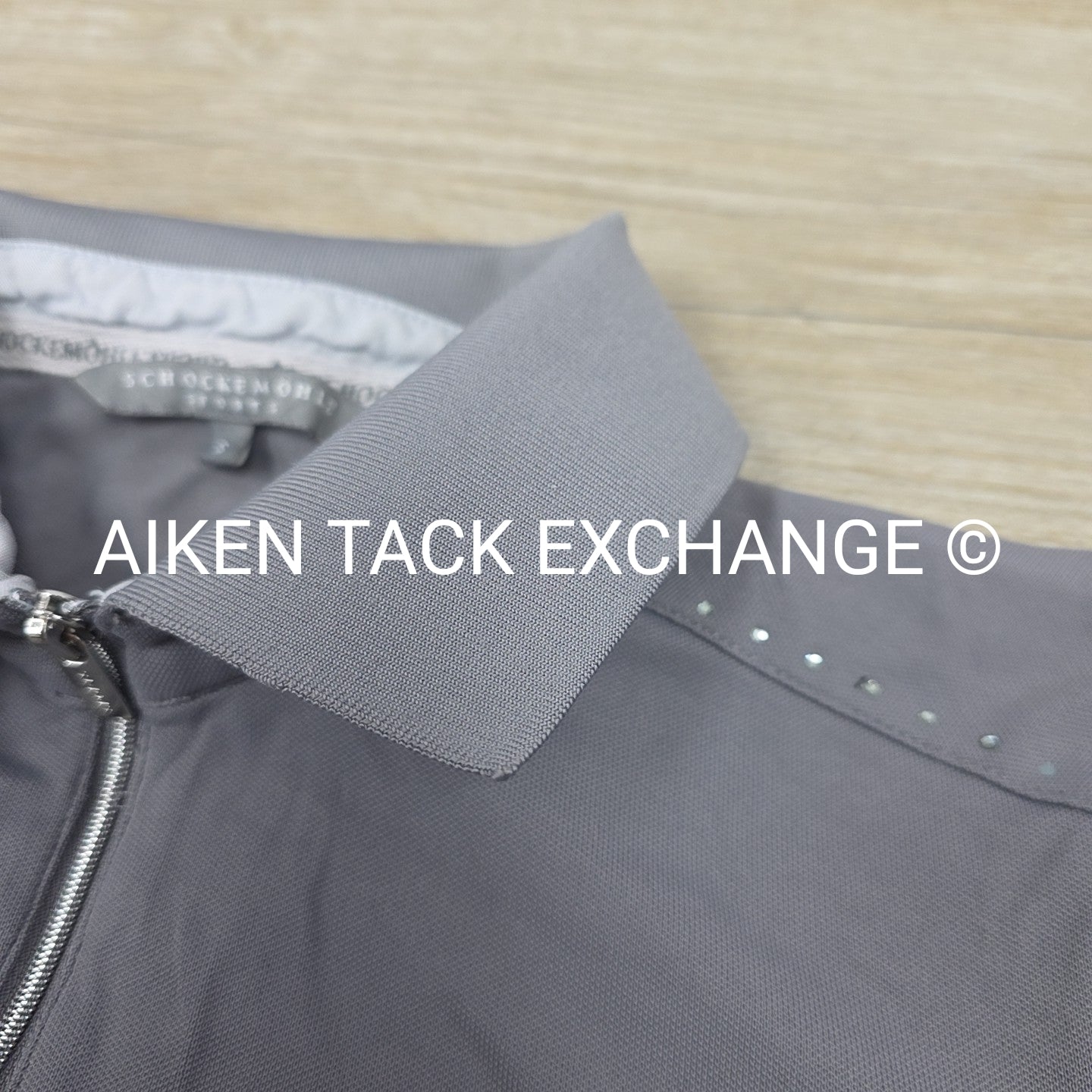 Schockemohle Short Sleeve Polo Top, Size Small