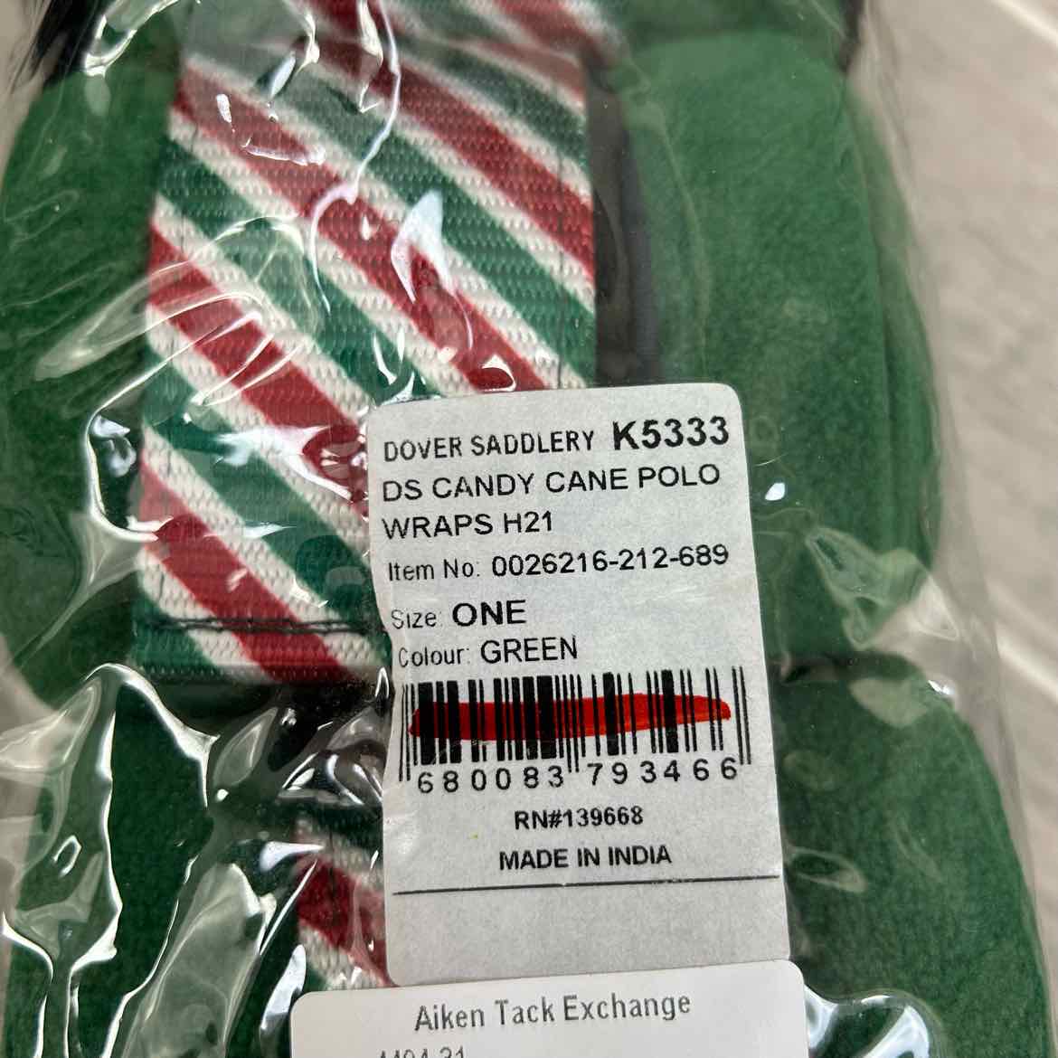 Dover Saddlery Candy Cane Polo Wraps, Set of 4