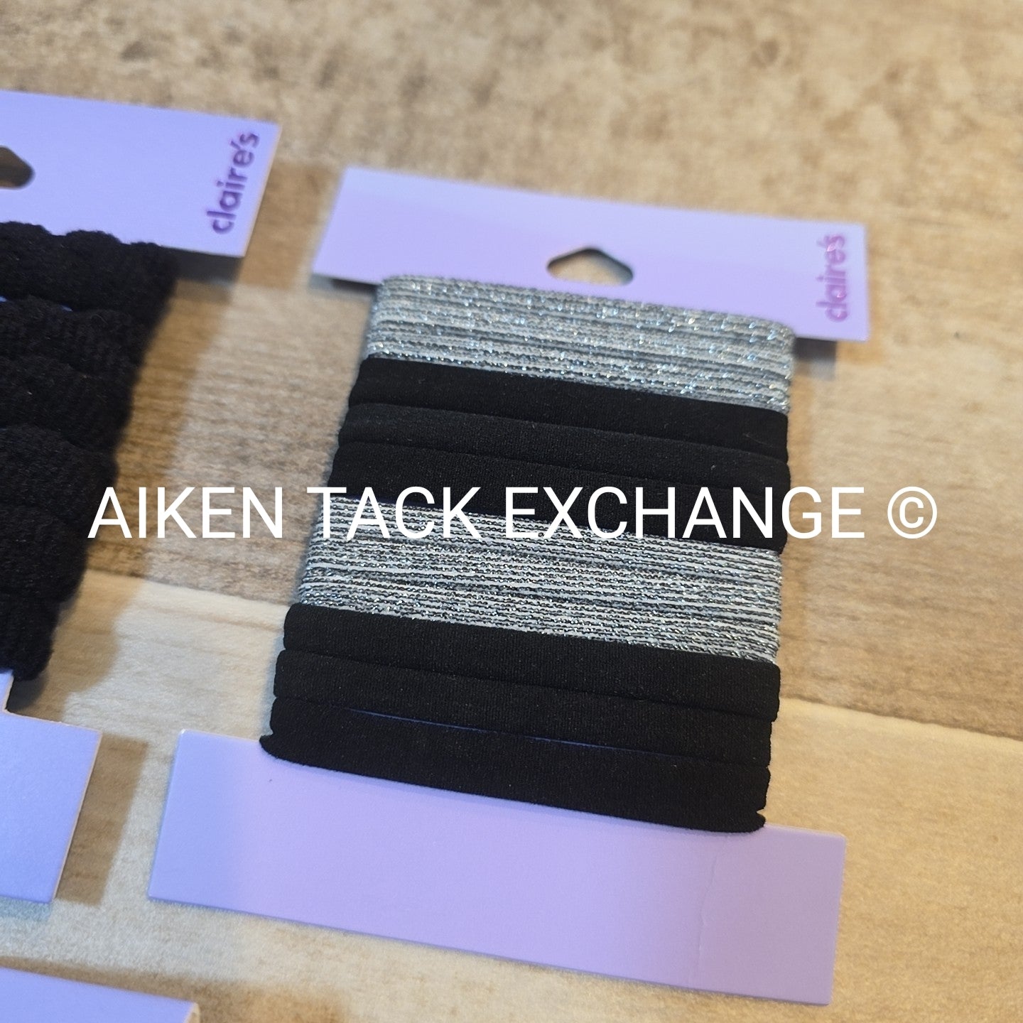 Claire's Hair Ties - Set of 3, Various Sizes