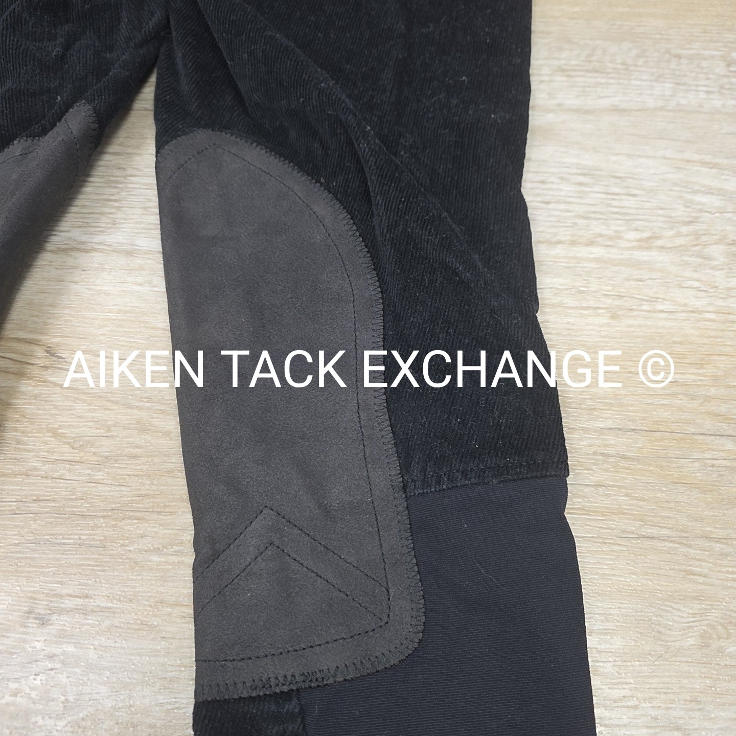 Ariat Tek Cord Corduroy Knee Patch Breeches, Size 26 R