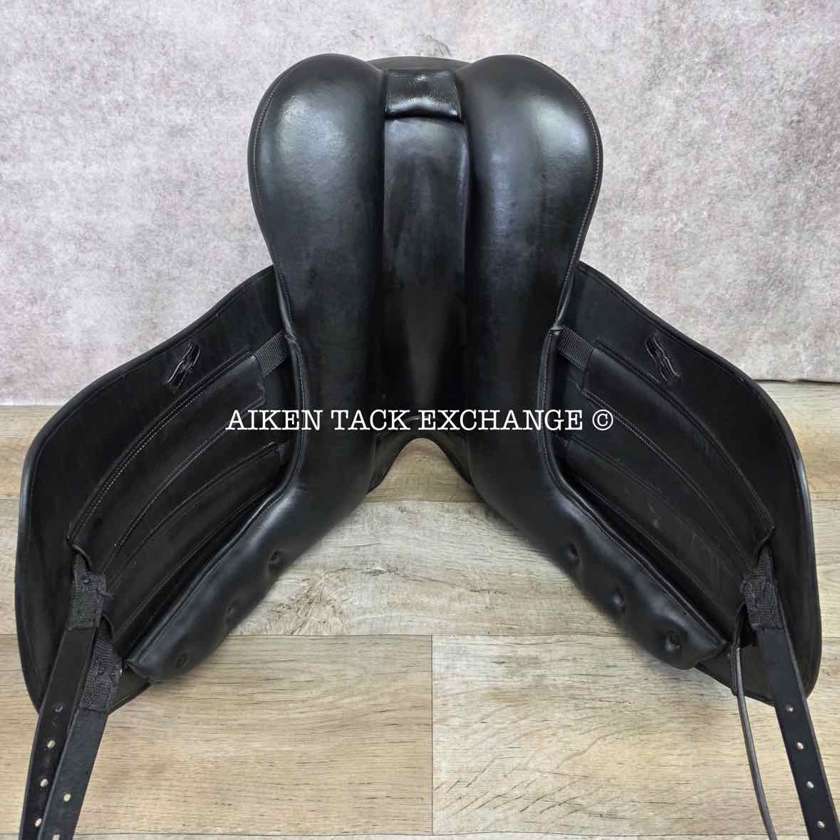 **On Trial** Marcel Toulouse Verona Monoflap Dressage Saddle, 17.5" Seat, MW/W Tree, Wool Flocked Panels