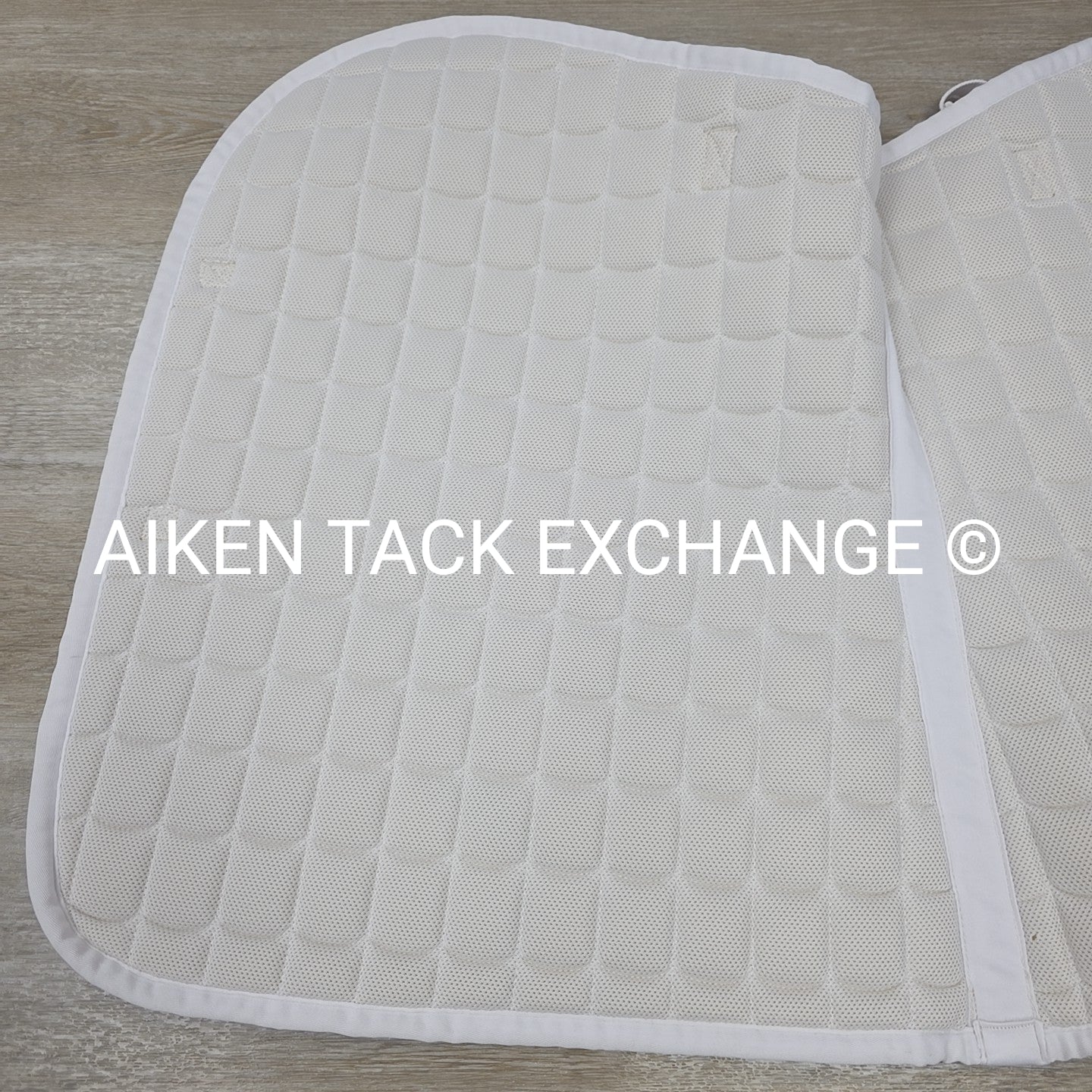 Horze All Purpose Saddle Pad, White/Silver, Size Full