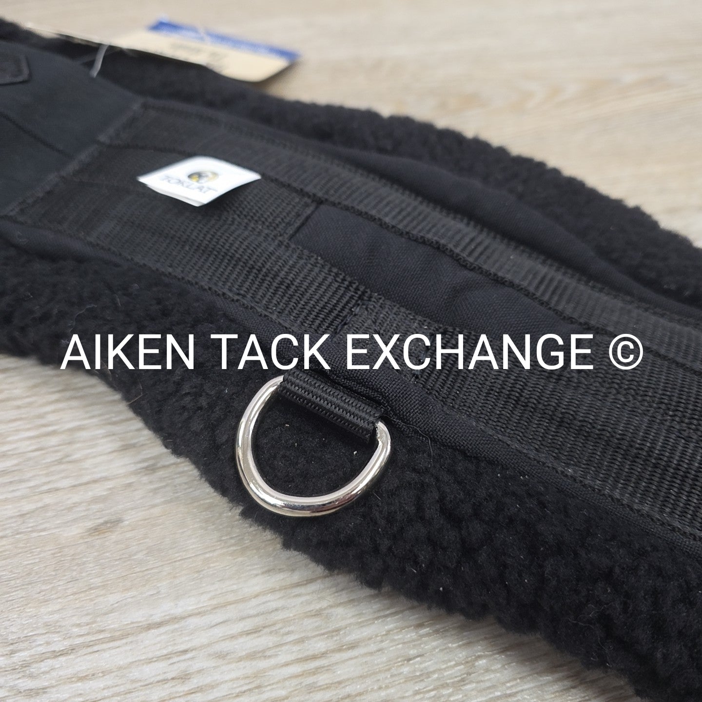 Toklat Contour Synthetic Fleece Dressage Girth, Black, 24"