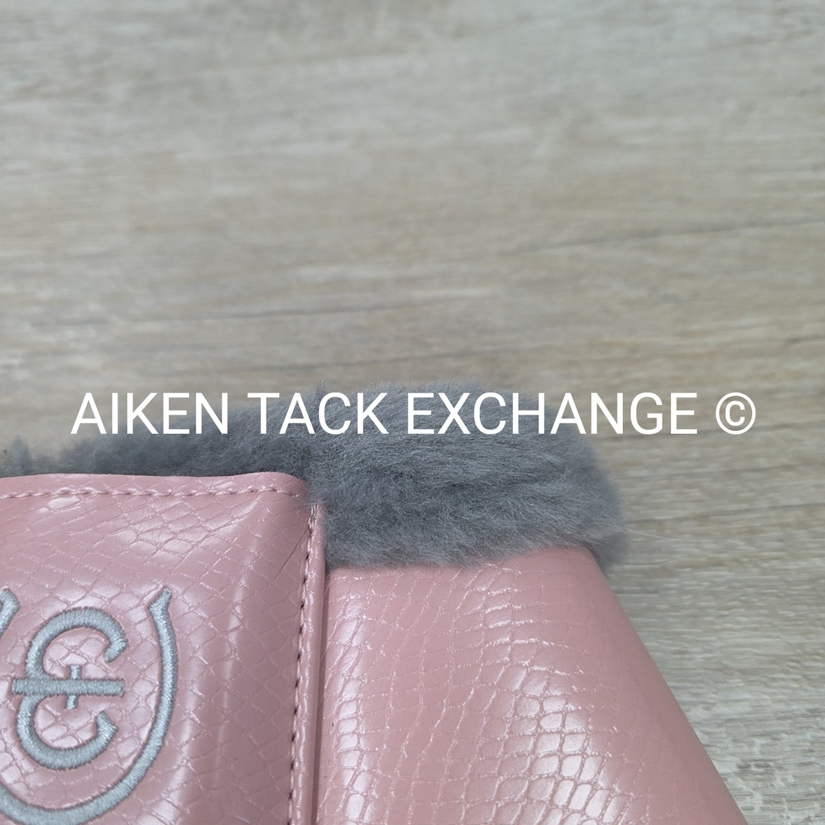 Equestrian Stockholm Fur Lined Bell Boots, Size Medium