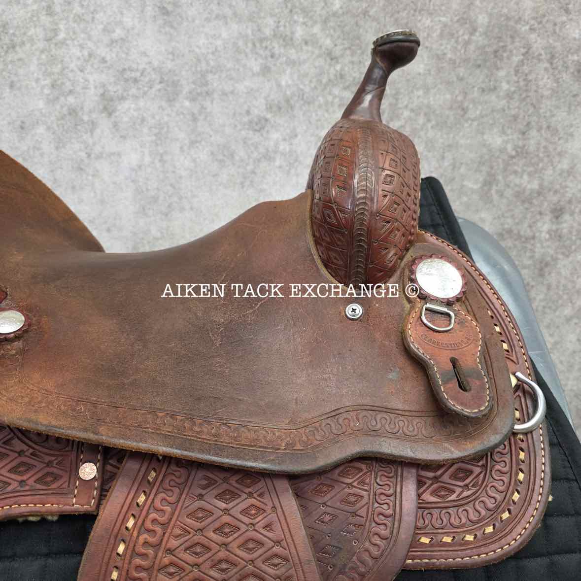 Kowalsky Western Saddle, 15.5" Seat, Wide Tree - Full QH Bars
