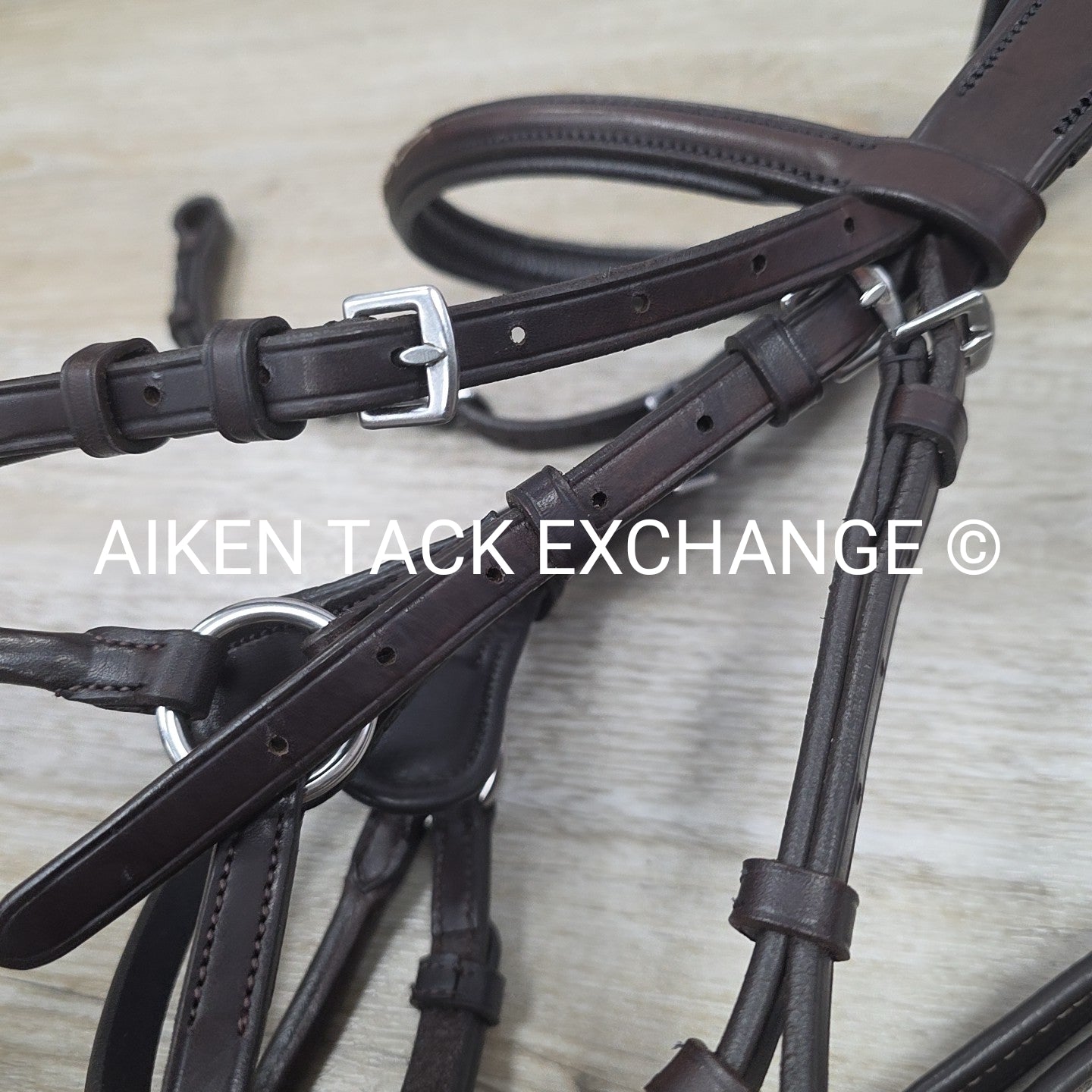 Collegiate ComFiTec Bridle with Reins, Brown, Size Cob