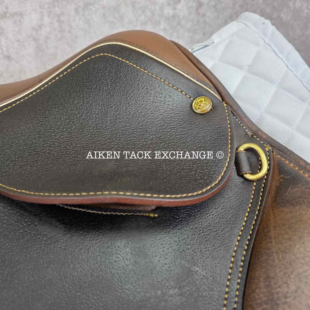 Collegiate Miller's USET Close Contact Jump Saddle, 16.5" Seat, Medium Tree, Foam Panels